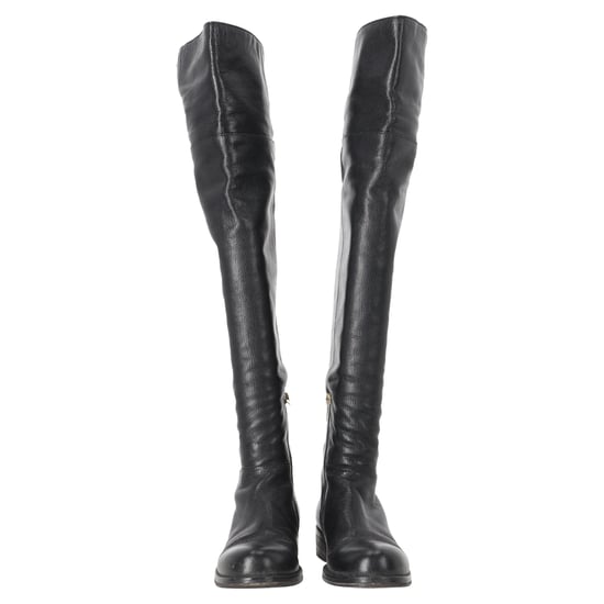Jimmy Choo Deron Knee-High Boots in Black Leather - Image 4