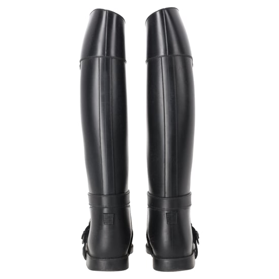 Givenchy Knähöga Gummistövlar Med Snörning Och Accent I Svart Gummi - Image 3