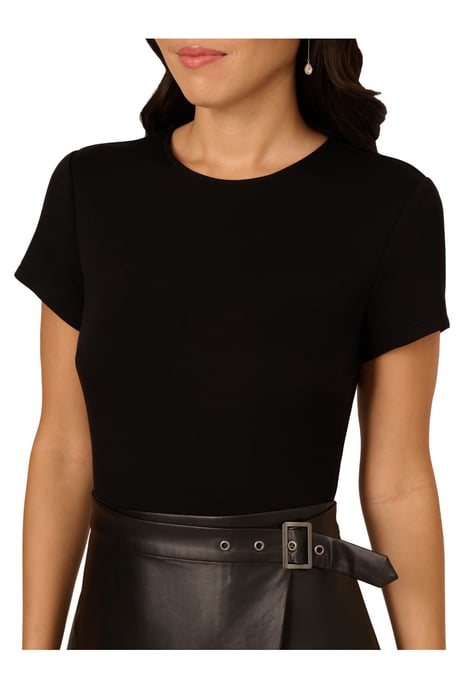 Ponte Faux Leather Dress - Image 4
