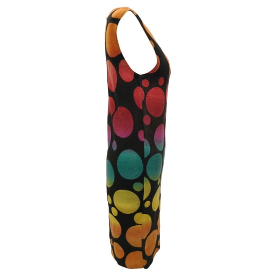 Diane von Furstenberg jurk met stippenprint in veelkleurige wol - Image 2