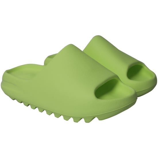 Adidas Yeezy Slides in Glow Green Plastic - Image 3