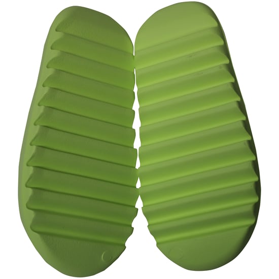 Adidas Yeezy Slides in Glow Green Plastic - Image 6