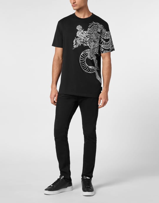 T-Shirt Ronde Hals Dragon - Image 3