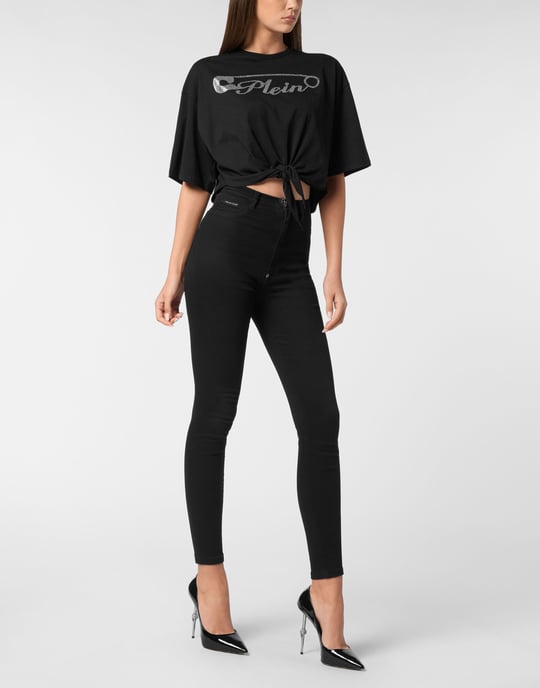 T-shirt med rund halsringning - Image 3
