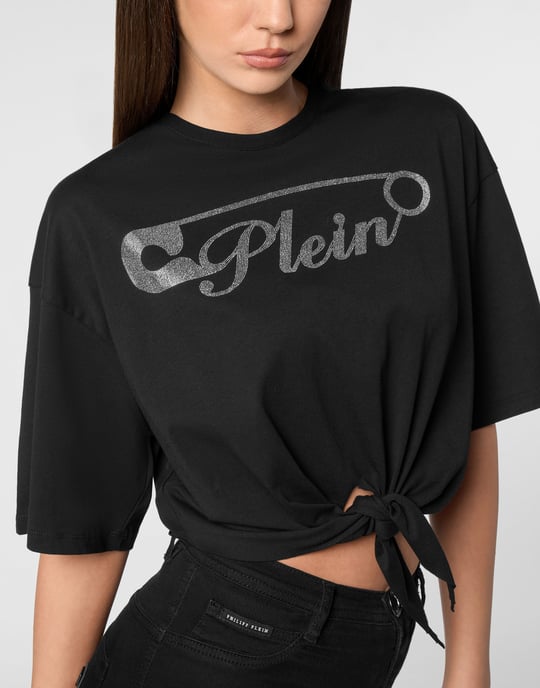 T-shirt med rund halsringning - Image 5