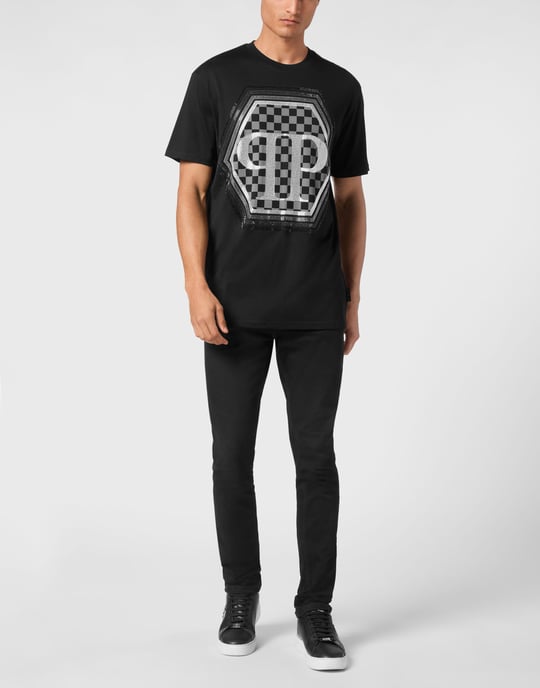 T-Shirt Round Neck Hexagon - Image 3