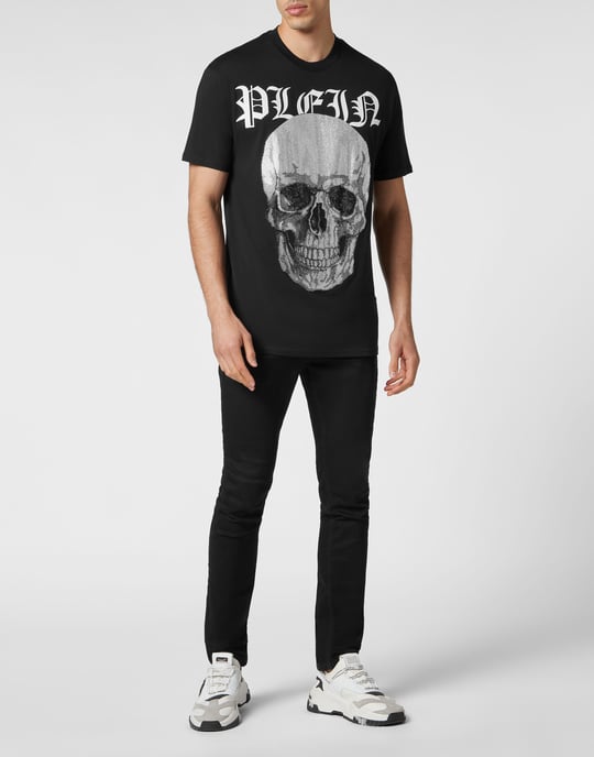 T-Shirt Rund Hals Skull - Image 3