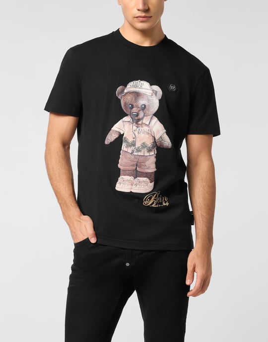Rundhalsad T-shirt Teddy Beach - Image 3