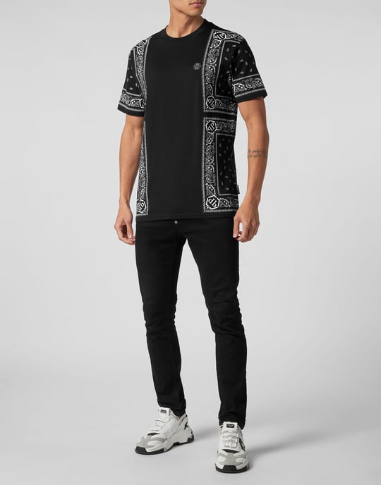 T-shirt Rundhals Paisley - Image 3