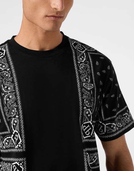T-shirt Rundhals Paisley - Image 5