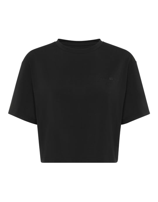 T-shirt med rund halsringning - Image 1