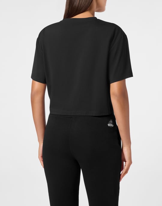 T-shirt med rund halsringning - Image 3