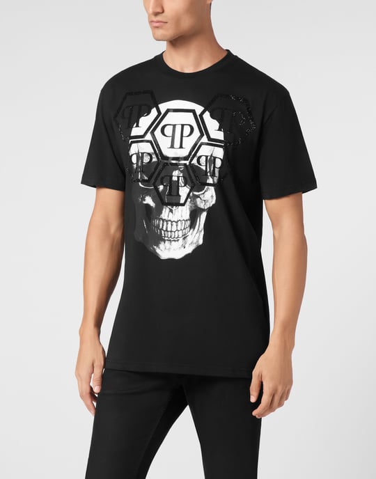 T-Shirt Rund Hals Skull - Image 2