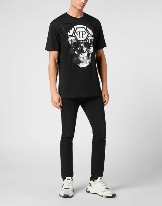 T-Shirt Rund Hals Skull - Image 3
