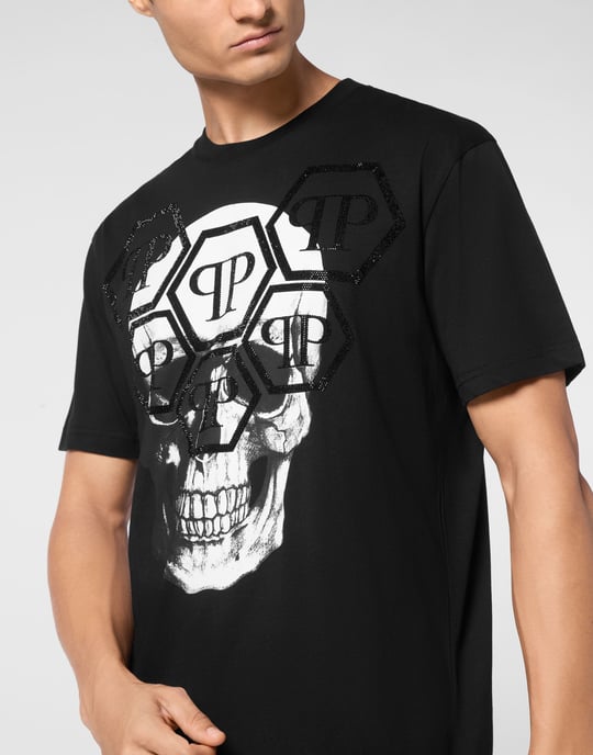 T-Shirt Rund Hals Skull - Image 5