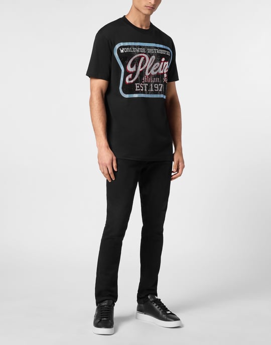 T-shirt med rund halsringning - Image 3
