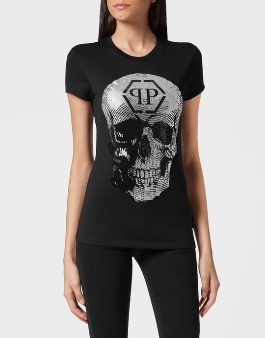 T-Shirt Round Neck Skull - Image 2