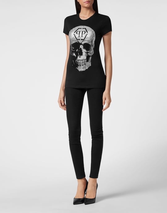 T-Shirt Round Neck Skull - Image 4