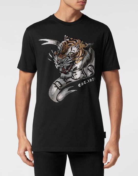 T-shirt Rund Hals Tatuering - Image 2