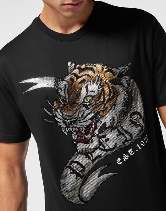 T-shirt Rund Hals Tatuering - Image 5