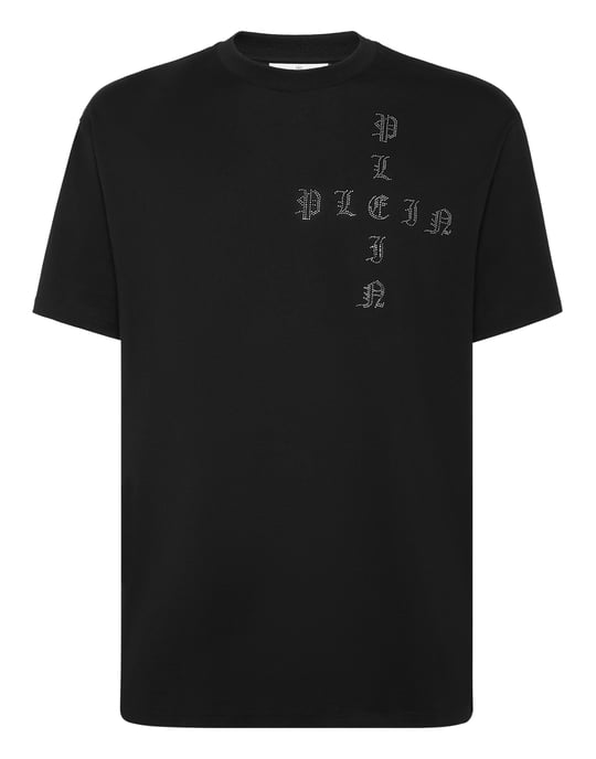 T-Shirt Rund Hals Gothic Plein - Image 1