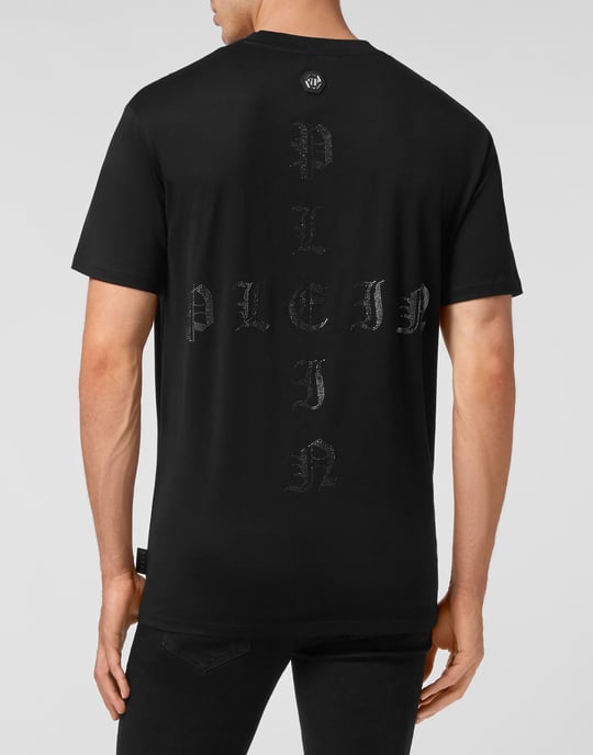 T-Shirt Rund Hals Gothic Plein - Image 4