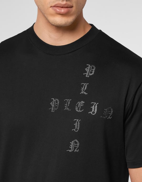 T-Shirt Rund Hals Gothic Plein - Image 5
