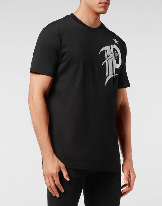 T-Shirt Ronde Hals Gothic Plein - Image 2