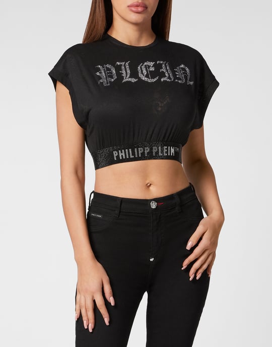 T-Shirt Ronde Hals Gothic Plein - Image 2