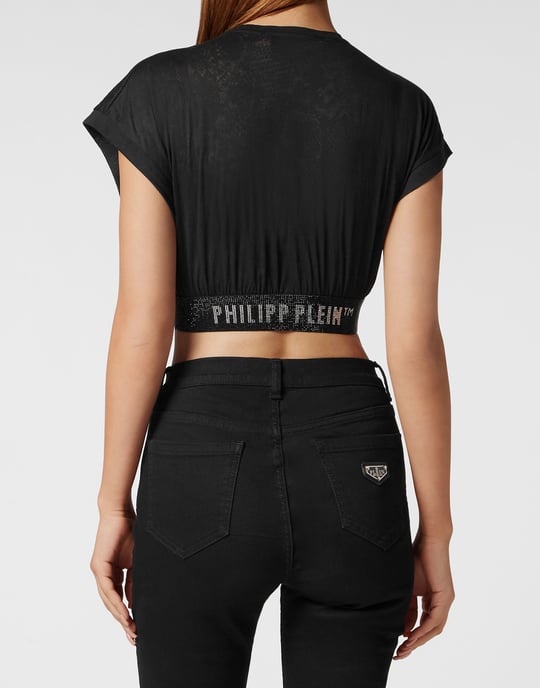 T-Shirt Ronde Hals Gothic Plein - Image 4