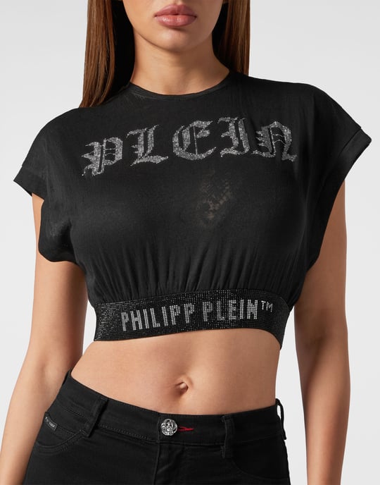 T-Shirt Ronde Hals Gothic Plein - Image 5