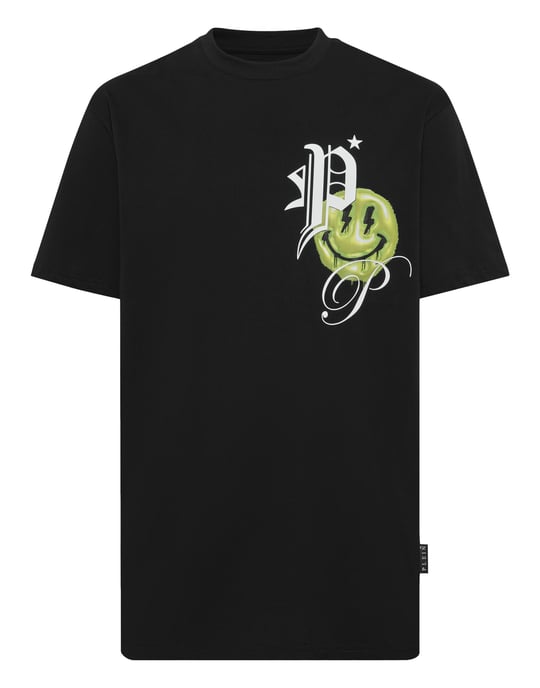 T-shirt Rundhals Korte Ärmar Smile - Image 1