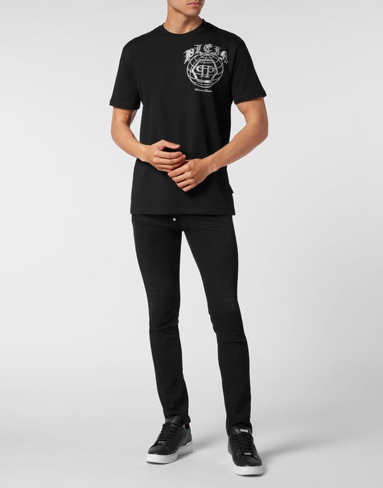 T-shirt med rund halsringning - Image 3