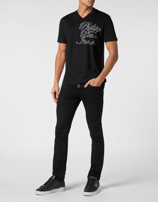 T-shirt med V-ringning - Image 4