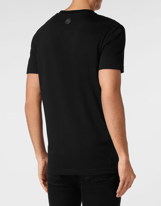 T-shirt Rundhals Gothisk Plein - Image 4