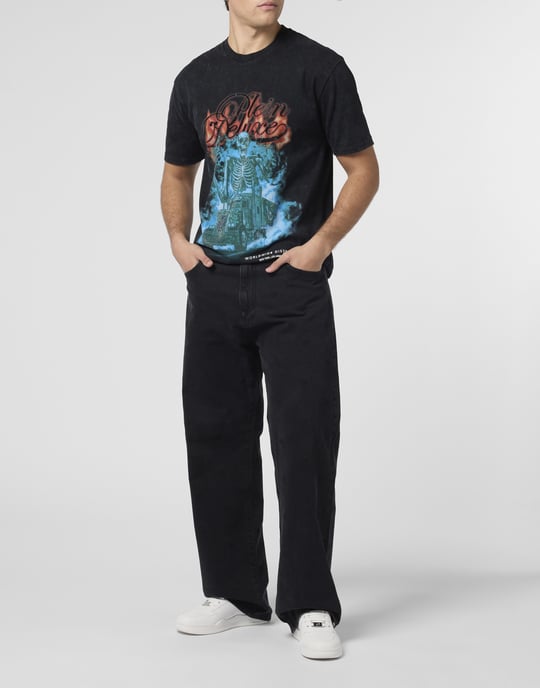 Rundhalsad T-shirt Plein Deluxe Skelettstenar - Image 4