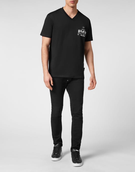 T-Shirt V-Ringad - Image 4