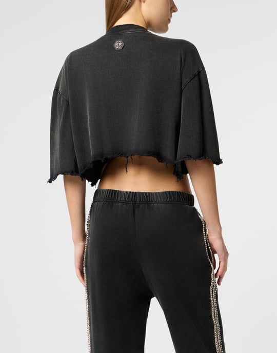 Cropped T-Shirt Strass Signature - Image 5