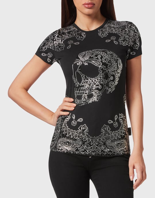 T-Shirt Ronde Hals Paisley - Image 2