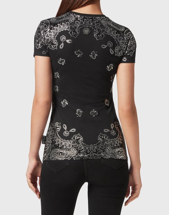 T-Shirt Ronde Hals Paisley - Image 4