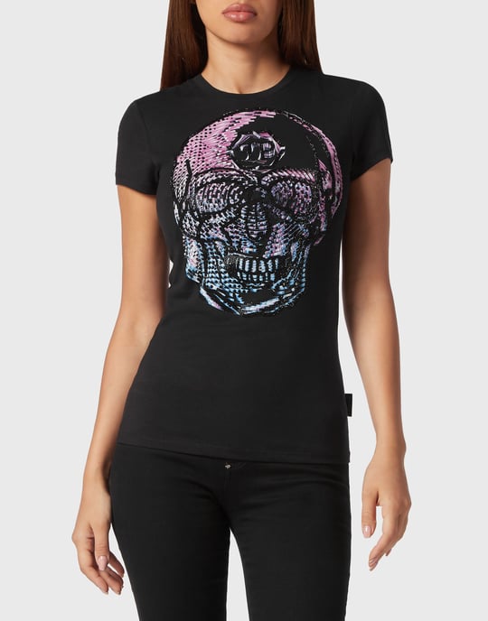 T-Shirt Round Neck Skull - Image 2