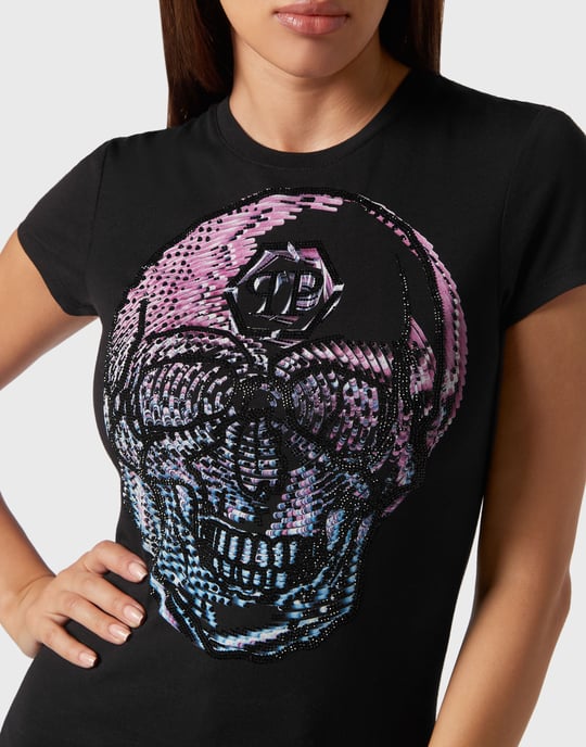 T-Shirt Round Neck Skull - Image 5
