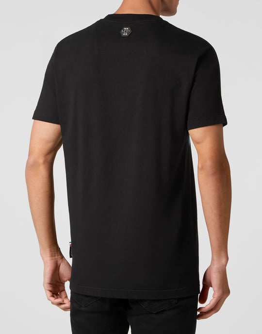 T-Shirt Rund Hals Gothic Plein - Image 3