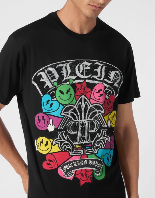 T-shirt med rund halsringning - Image 5