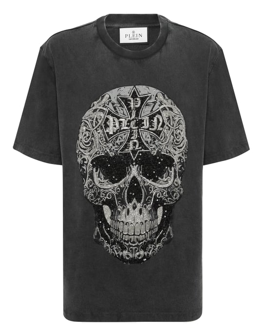 T-shirt Rund Hals Kk Skalle - Image 1