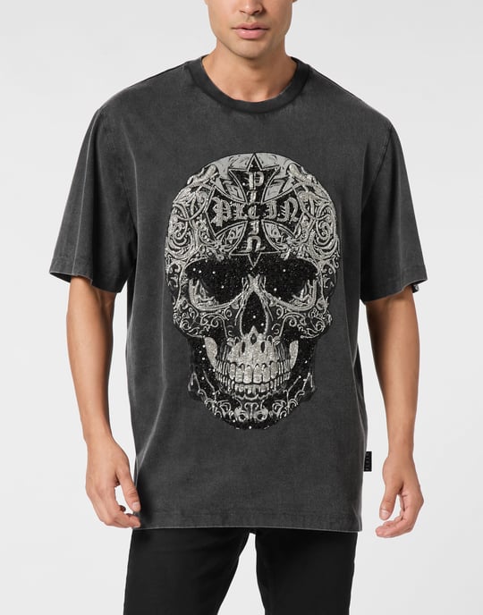 T-shirt Rund Hals Kk Skalle - Image 2