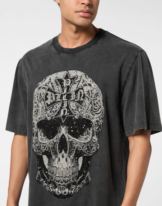 T-shirt Rund Hals Kk Skalle - Image 3