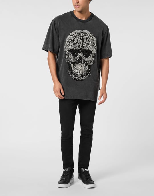 T-shirt Rund Hals Kk Skalle - Image 4