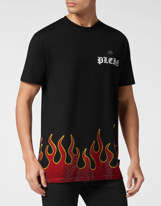 T-Shirt Round Neck Flame - Image 2