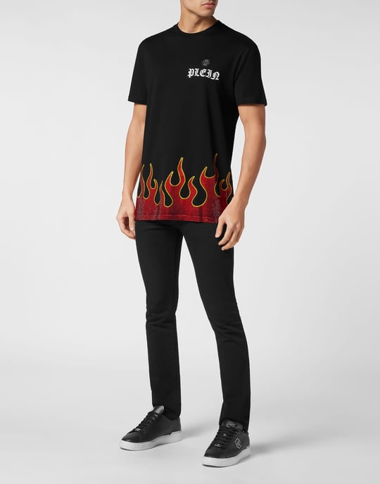 T-Shirt Round Neck Flame - Image 3